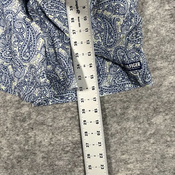 Tommy Hilfiger Men's Swim Shorts Size Small Blue Paisley‎ Drawstring - Picture 7 of 7